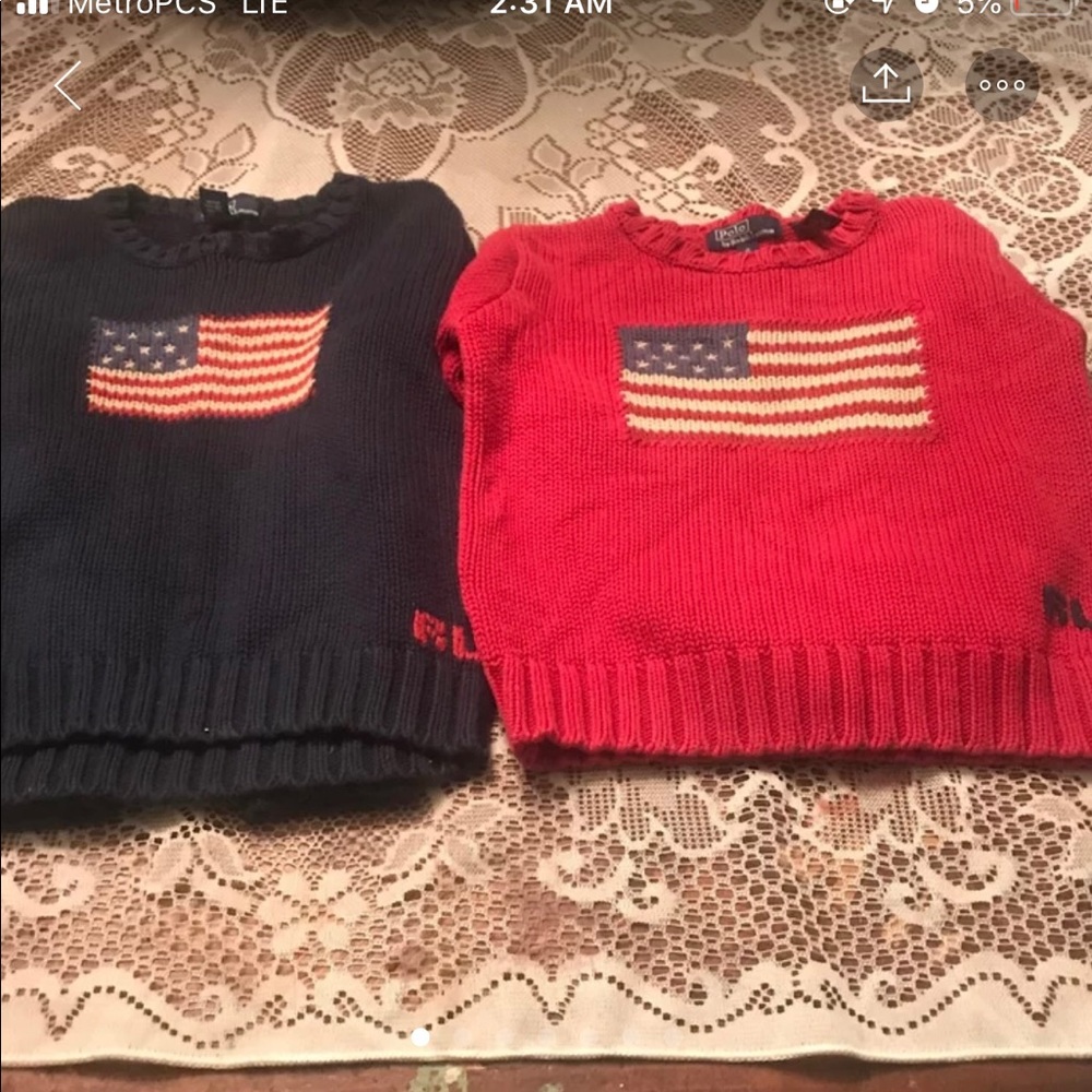 Ralph Lauren Boys Sweater Bundle Size 7
